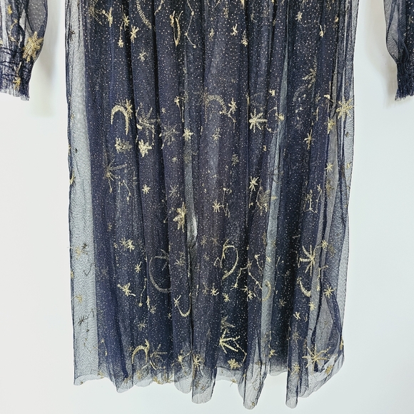 XXL Celestial Sheer Witchy Dress Plus Size - Picture 2 of 6